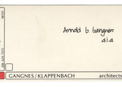 Arnold Gangnes Business Card